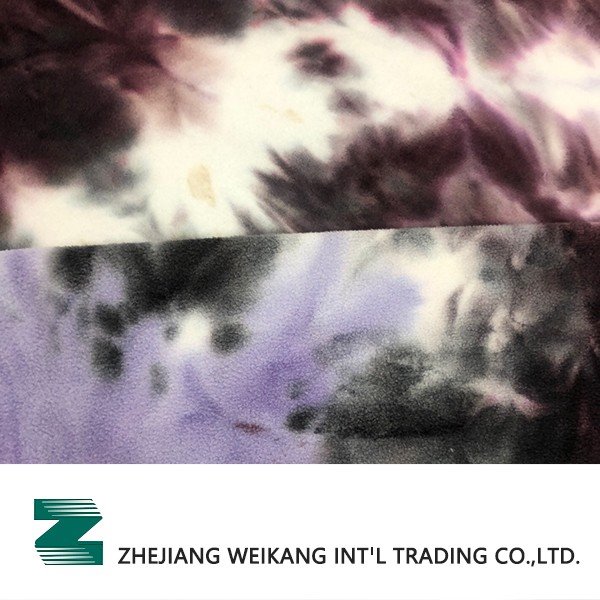 Tie Dye Two Side Brushed One Side Antipilling Polar Fleece Tie Dye Two Side Brushed One Side Antipilling Polar Fleece